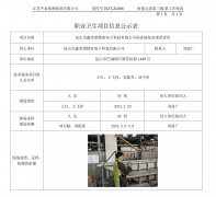 昆山市鑫莹蕾精密电子科技有限公司职业病危害