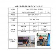 江阴市长泾水利农机有限公司定期检测　
